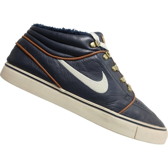 Nike Other - NIKE Men Zoom SB Stefan Janoski Mid-Top Shoes Sz 12 Navy Blue Insulated Sneakers